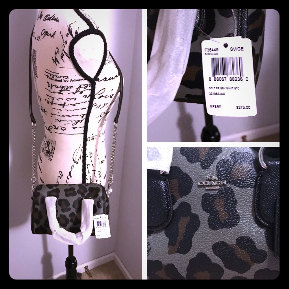Ocelot Baby Bennett satchel NWT